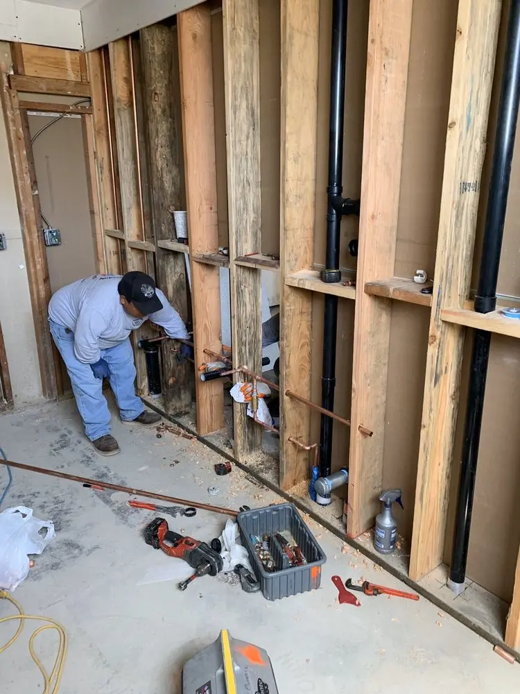 Commercial rough-in plumbing for Water Heater Replacement in Lake Junction